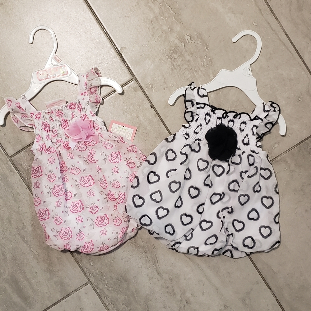 NWT| 0-3 months dresses
